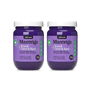 Kit 02un Manteigas Blond de Coco e Açaí 220ml