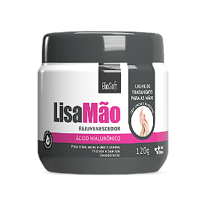 Creme Lisa Mão Ácido Hialurônico 120g