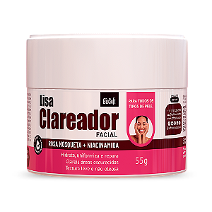 Creme Hidratante e Clareador Facial Rosa Mosqueta