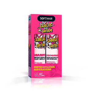 Kit Shampoo e Condicionador Cabelos que Gritam Soft Hair