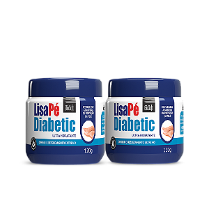 Kit 02un Creme Hidratante Lisa Pé Diabetic