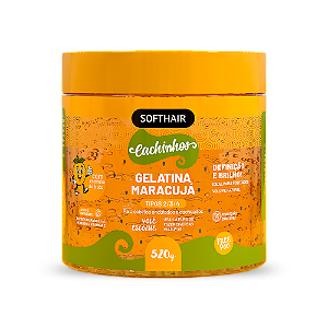 Gelatina Cachinhos Maracujá Soft Hair 520g