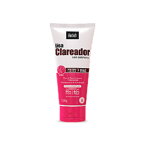 Creme Lisa Clareador de Virilha e Axilas Rosa Mosqueta Bisnaga 110g