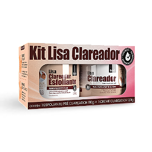 Kit Creme Clareador Virilha e Axilas + Clareador Esfoliante