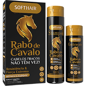 Kit Rabo de Cavalo Soft Hair - Shampoo e Condicionador