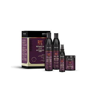 Kit Keratin Line Cauterização Soft Hair Professional