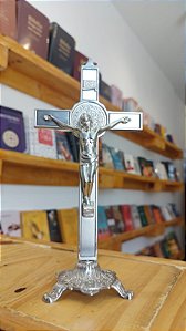 CRUCIFIXO COM PEDESTAL 20CM