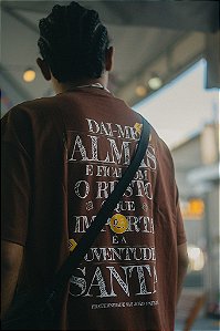 Camiseta Dom Bosco Marrom Long Line