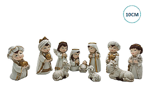 MINI PRESEPIO - 11 PCS T:10CM