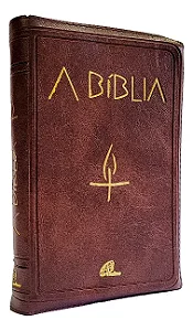 A Biblia - Ziper Marrom