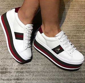 tenis inspired gucci