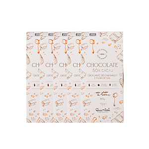 5 Barras de Chocolate Caramelo 60g