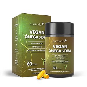 Vegan Ômega 3 DHA 60 Cápsulas