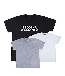 Kit Pai ou Mãe & Filhos 03 Camisetas Personalizadas Funny T-Shirts