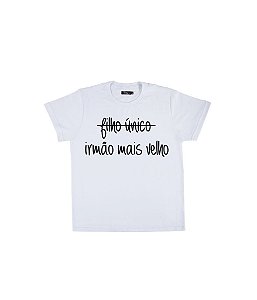 Camiseta Infantil Irmão Mais Velho Funny T-Shirts