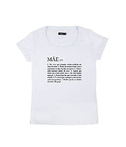 Camiseta Baby Look Feminina Definição de Mãe Funny T-Shirts