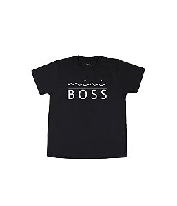Camiseta Infantil Mini Boss Funny T-Shirts