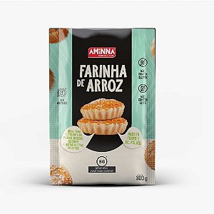 Farinha de Arroz sem Glúten Aminna, 300g - ID: 71