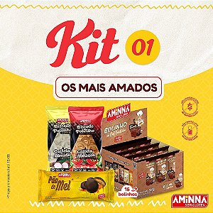 Kit Aminna Os Mais Amados Sem Glúten - Opção 01