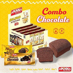 KIT de Chocolate ou Páscoa Aminna Sem Glúten e Sem Leite