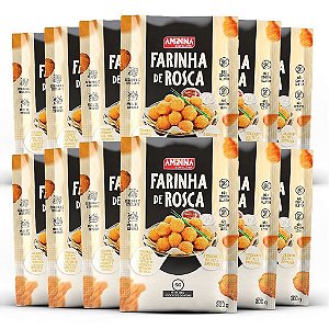 Farinha de Rosca SG® sem Glúten Aminna, 12 unidades de 300g - ID: 36