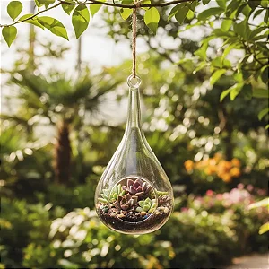 Vidro para Terrário Tipo Gota - Grande