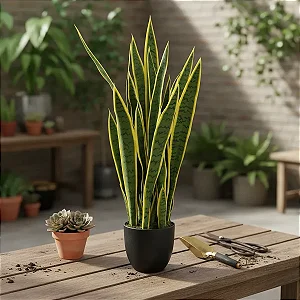 Espada de Santa Barbara - Sansevieria Trifasciata
