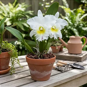 Orquídea Cattleya Pastoral Innocence x Self