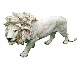 Leão Decorativo em Resina