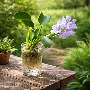 Aguapé Jacinto de Água - Eichhornia crassipes - KIT COM 3 PLANTAS