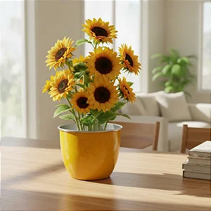 Vaso de Inox Boca 15 - AMARELO