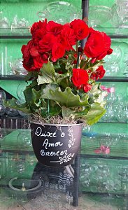 Vaso de Inox Preto Fosco - PARA ESCREVER