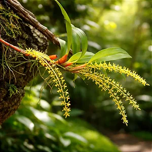 Dendrochilum pallidiflavens