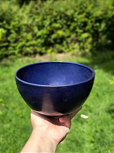 Cachepô de Cerâmica Azul