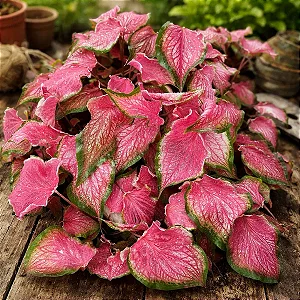 Bulbo de Caladium Pink Panther