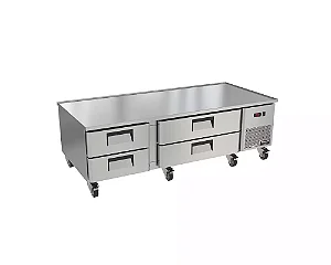 REFRIGERADOR BASE DE COCÇÃO COM GAVETAS VENANCIO PRIME 180 (CHEF BASE REFRIGERADO)