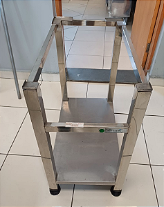 BASE DE APOIO TUBULAR PARA CONSERVADOR DE FRITURAS AR FORÇADO -470x660x670 MM SULFISA