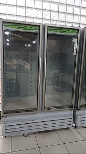EXPOSITOR VERTICAL 2 PORTAS 220 VOLTS - 1000 LITROS - REFRIMATE - SEMI NOVO