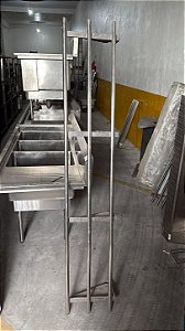 PRATELEIRA TUBOLAR ACO INOX 304 1900X300 MM