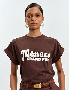 T-shirt Mônaco Marrom