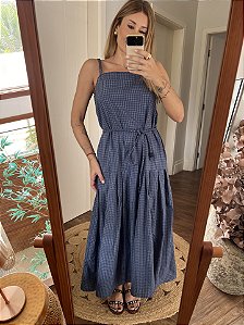 Vestido Giardino Marinho