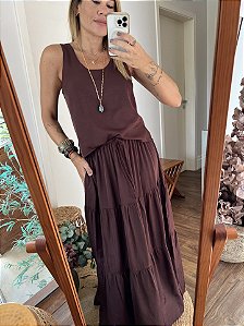 Conjunto Brunette Marrom