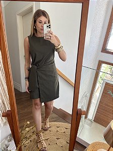 Vestido Army Oliva