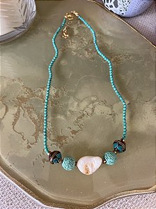 Colar Praia de Itaquanduba Turquesa