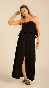 Saia Fenda Sublime Preto