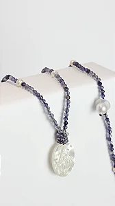 Colar Sentir Iolita Pérola