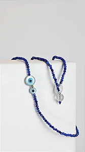 Colar Olhar Lapislazuli