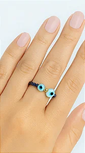 Anel Olhar Lapislazuli