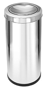 Lixeira Inox com tampa Basculante - 22L