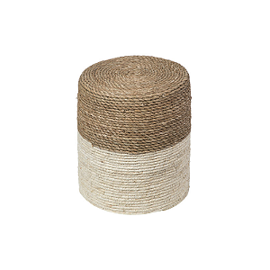 Puff em fibra natural IEB 0054